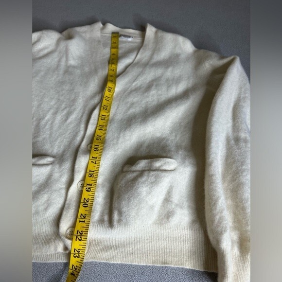 Vintage Moores  Button Up Cardigan Finest Cashmere Size 46 - Picture 5 of 16